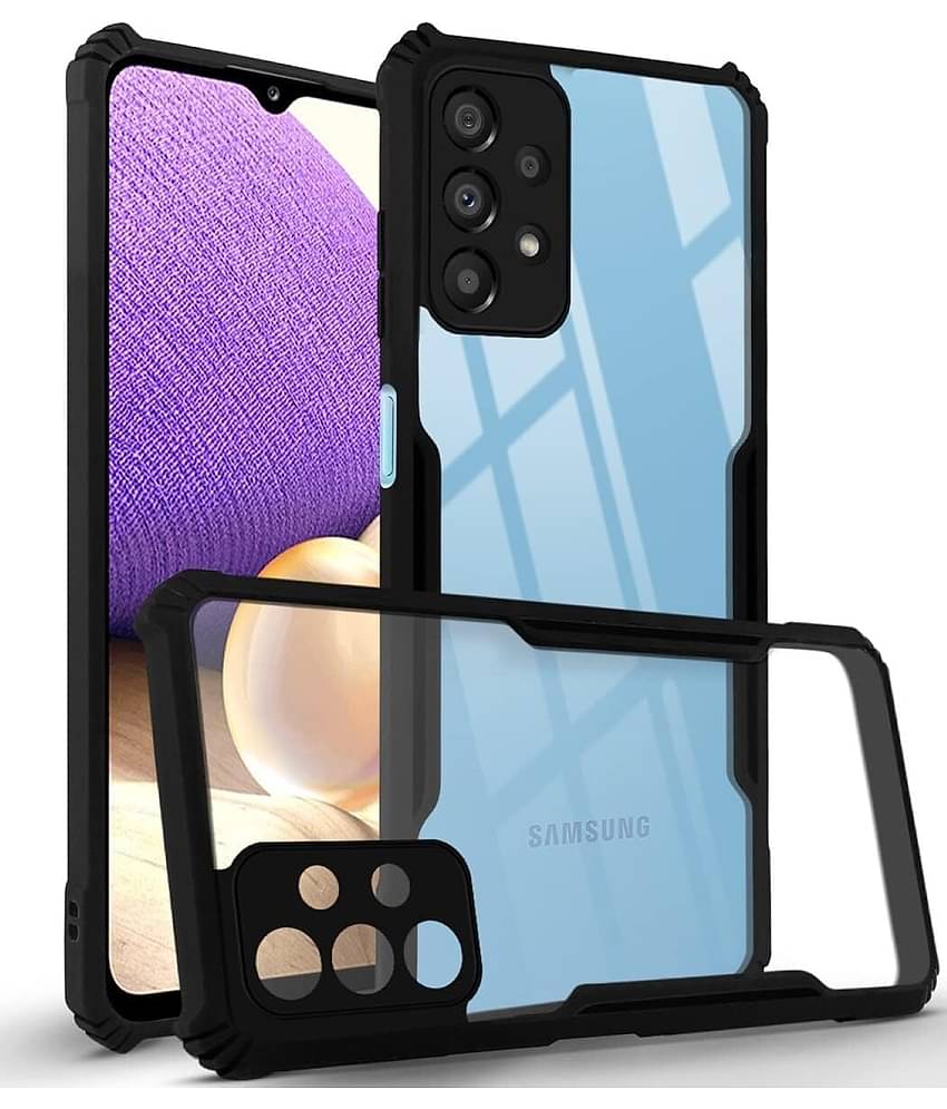 VAKIBO Plain Cases Compatible For Rubber Samsung Galaxy A32 4G ( Pack of 1 )