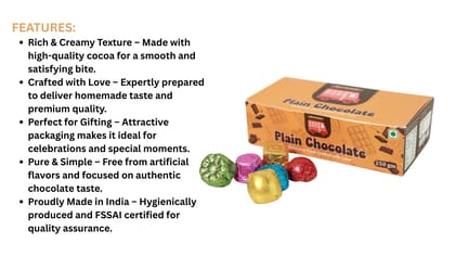 Plain Chocolalate 250g
