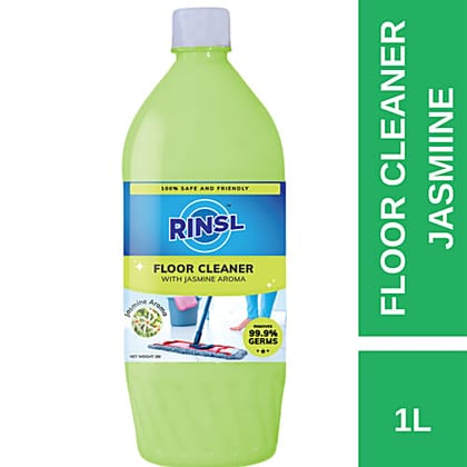Rinsl Floor Cleaner - Jasmine, Kills Germs, Removes Dirt, Stains, 1 L