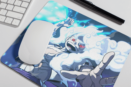 Luffy Gear 5 Mouse Pad (9 X 7.5 Inches) - Gaming And Officie Mouse Pad