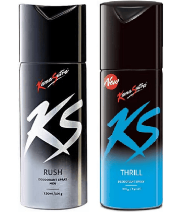KamaSutra - Deodorant Spray for Unisex 300 ml ( Pack of 2 )