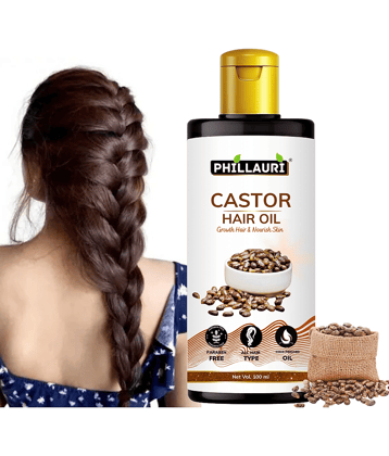 Phillauri Frizz Control Castor Oil 100 ml ( Pack of 1 )