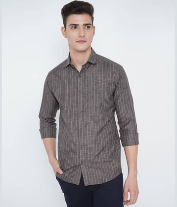 VERTUSY - Black Cotton Regular Fit Men's Casual Shirt ( Pack of 1 )