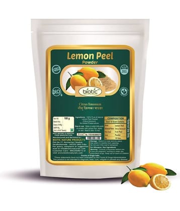 Biotic Lemon Peel Powder (Citrus Limon) 100 gm