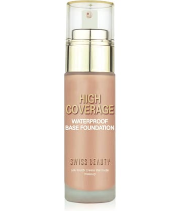 Swiss Beauty Waterproof Base Liquid Foundation (Classic Ivory), 60gm