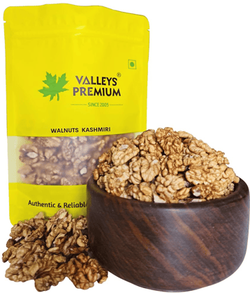 Valleys Premium  Kashmiri Walnut Kernels Without Shell(Akhrot giri) 400 g