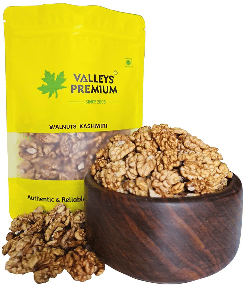 Valleys Premium  Kashmiri Walnut Kernels Without Shell(Akhrot giri) 400 g