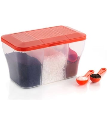 Analog kitchenware - Polyproplene Red Pickle Container ( Set of 1 - 1100 )