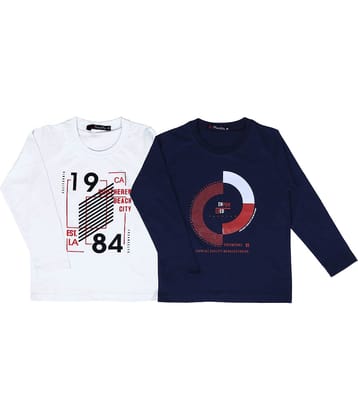 NEUVIN Pack of 2 Baby Boys Cotton T Shirts ( Multi )