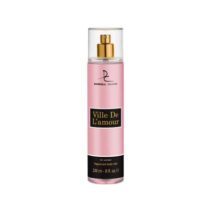 Dorall Collection FBM 236ML FRAGRANCE BODYMIST FOR WOMEN,VILLE DE L'AMOUR
