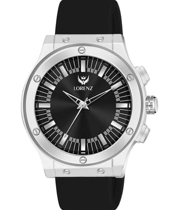 Lorenz Black Silicon Analog Men's Watch