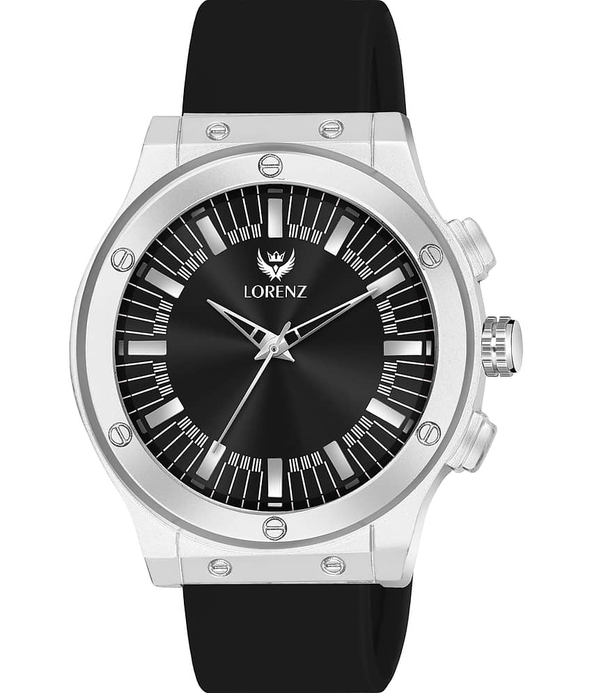 Lorenz Black Silicon Analog Men's Watch