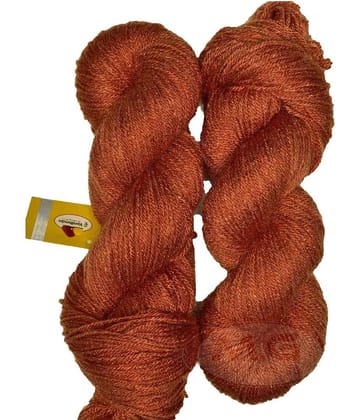 Represents H VARDHMAN Knitting Yarn Wool Li Rust 200 gm Art-DAH