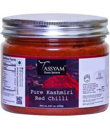 Tassyam Pure Kashmiri Red Chilli Powder 250 gm