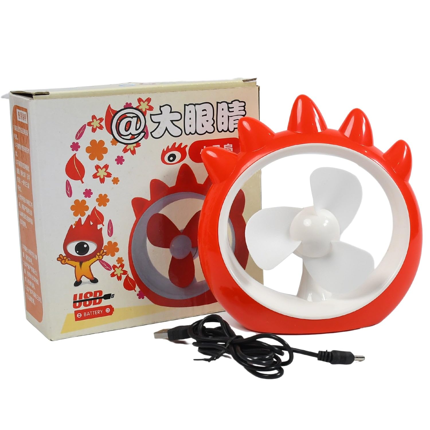 DHRUVINSRI Mini Desktop Fan – Compact, Rechargeable USB Fan for Convenient Cooling at Home, Office, Car, and On-the-Go, for Everyday Use and Versatile Cooling Needs