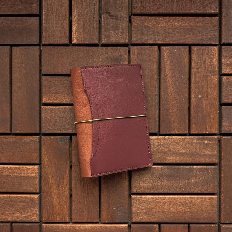 RS // Tuscan Tan w/ Mauve Pocket Journal Cover - A6