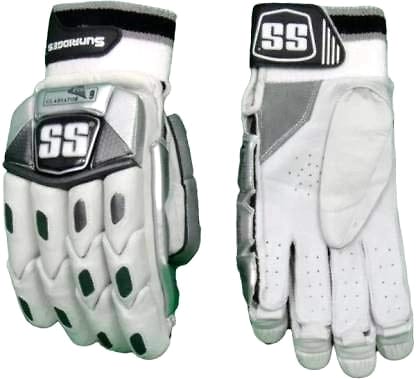 SS Gladiator Cricket Batting Gloves: Polyurethane and Leather (Size - MENS) by Total Sporting And Fitness Solutions Pvt Ltd