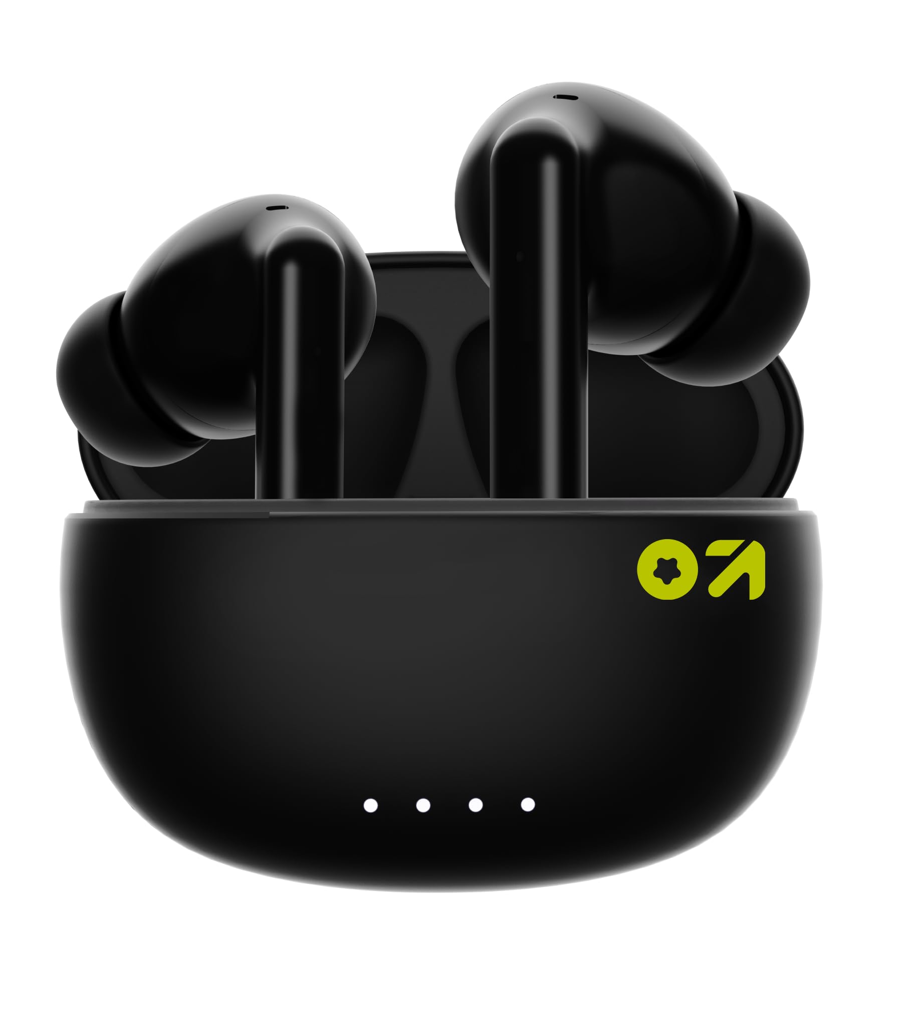 GOBOULT W20 Truly Wireless in Ear Earbuds with 40H Playtime, Zen ENC Mic, 45ms Low Latency, 13mm Bass Drivers, Type-C Fast Charging, Touch Controls, IPX5 Ear Buds TWS (Space Black)