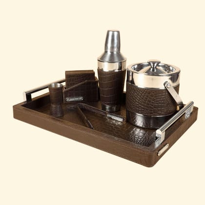 Eden Cocktail Set Brown-Brown