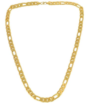 Jewar Mandi Sachin Link Chain Gold Plated Daily Use Stylish Designer Long Use Jewelry for Men & Boys