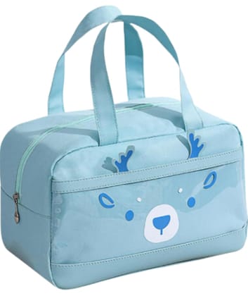 Spot hunt spacious lunch box bag-Blue