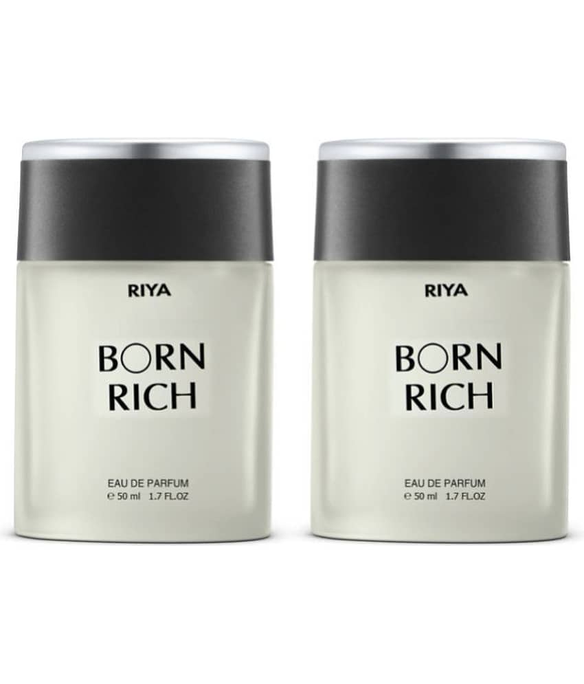 Riya Born Rich 50 ml Each Eau De Parfum (EDP) Fresh Fragrance For Men (Pack of 2)