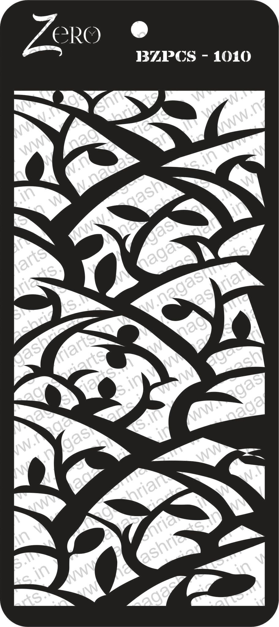 Brand Zero Pratibimb Craft Stencil - Code: BZPCS-1010