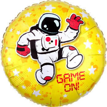 Epic Game On Party Astronaut Theme Balloon 18" S40 - Party and Festive Needs | Buy online on ZillyBuy