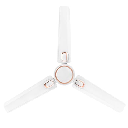 Polycab Superb Plus 1200mm Star Rated Ceiling Fan For Home | High Speed & Air Flow, 100% Copper | Saves up to 33% Electricity | 2 years warranty【Snow White】