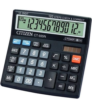 Citizen CT 555N Dual Power Basic Calculator