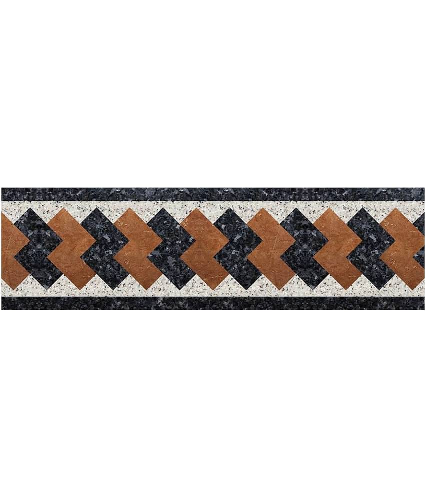 WallDesign Marble Stone Inlay Sticker - 8 cm W x 305 cm L Nature Sticker ( 305 x 8 cms )