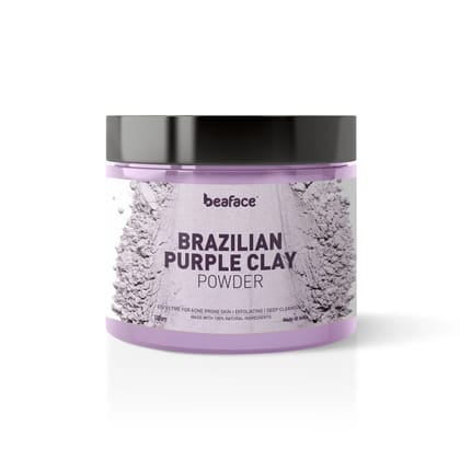 Brazilian-purple-clay-powder -skin soft-rejuvenate Brazilian-purple-clay-powder -skin soft-rejuvenate