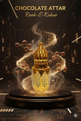Chocolate Attar (12ml) | Sweet & Long Lasting Indian Chocolate Musk Attar for Men & Women | Alcohol-Free Fabric Use Attar | Luxury Traditional Perfume Oil by LinBerlin