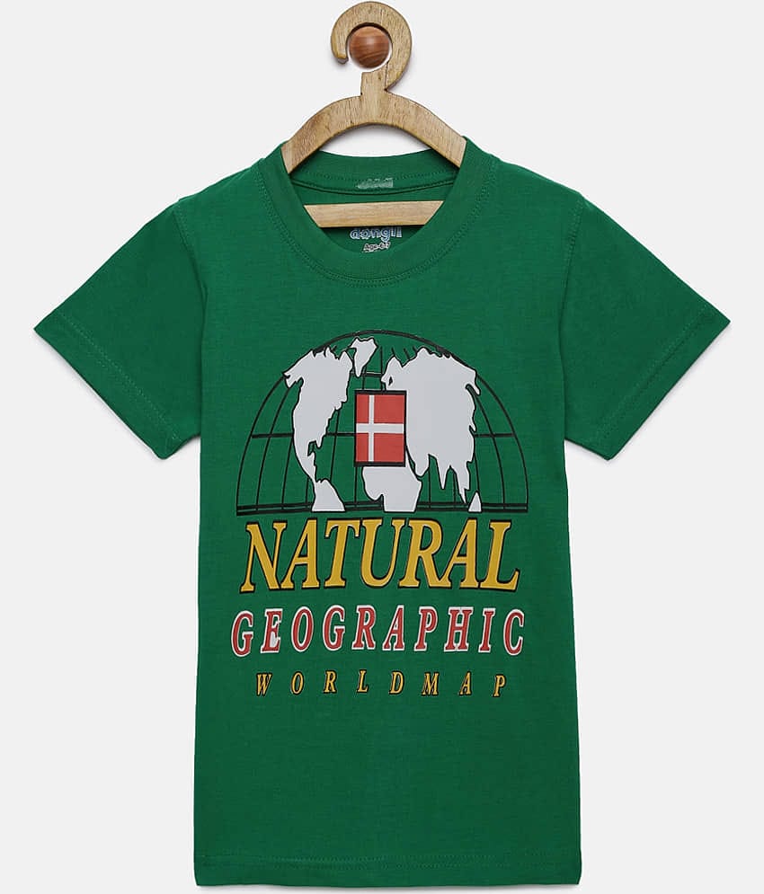 Dongli Pack of 1 Boys Cotton T-Shirt ( Multi Color )