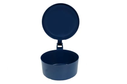 FAIRBIZPS Spitting Mug, Plastic Spit Mug, Spitting Mug For Old Age, Spit Bowl, Leakproof Spittoon Mug With Lid, Cough Spitting Box (300ml) Blue