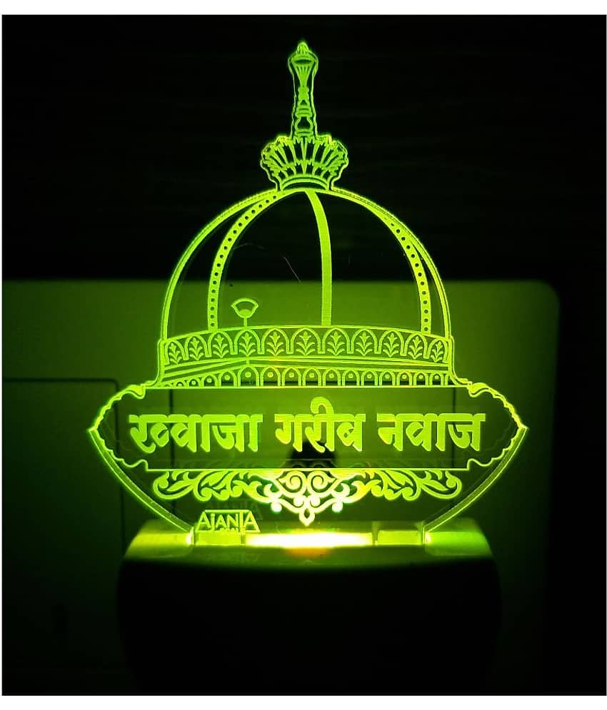 YOGIRAJ TRADELINK Multicolor Night Lamp ( Pack of 1 )