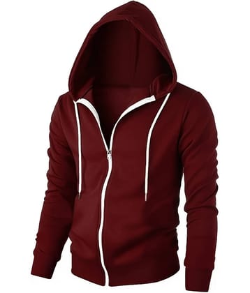 Try This Pack of 1 Cotton Blend Regular Fit Men's T-Shirt ( Maroon )