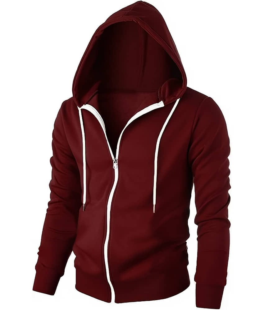 Try This Pack of 1 Cotton Blend Regular Fit Men's T-Shirt ( Maroon )