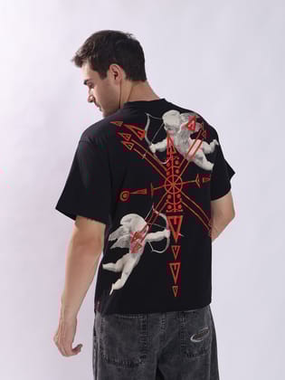 The Cupid Oversized Black T-Shirt – Bold Streetwear | PUNK-XS / Black