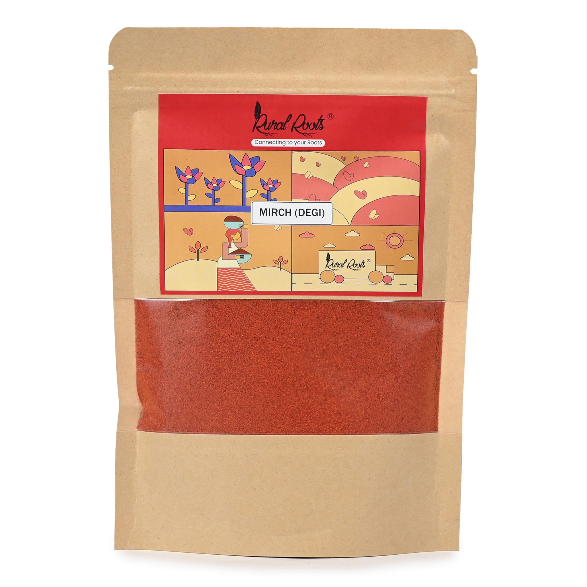 Rural Roots Mathania Lal Mirch Powder - 200 Gram | Mathania Red Chilli Powder | Red Chilli Powder | Premium, Authentic, Fresh Laal Mirch Spice