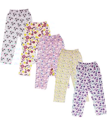 CRAZYON GIRLS WHITE PANT PACK OF (5)