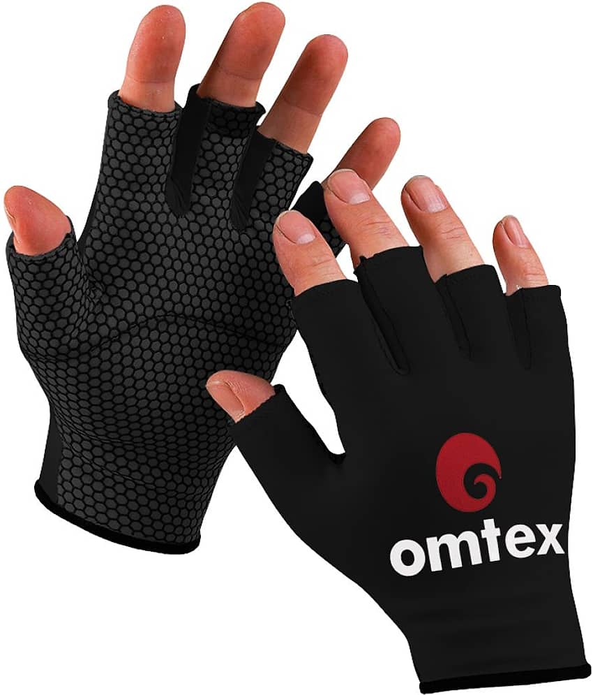 Omtex Black Wicket Keeping Gloves ( 1 Pair )