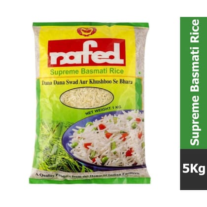 NAFED Supreme Basmati Rice – 5 kg