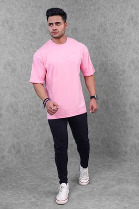Alpha Oversize T-shirt - Pink-S