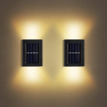 Wall Lights | Solar Decorative Wall Lights-Pack Of 2