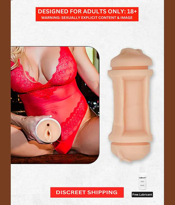 3 IN 1 CHINESE CUP MALE MASTURBATOR REALISTIC POCKET PUSSY STROKER VAGINA+ORAL+ANAL ADULTS