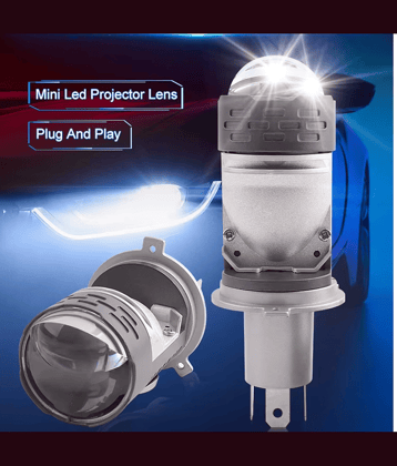 Aksmit Universal H4 Laser U2 Motorcycle 12V 40W LED Headlight Laser Light 3pin High Power Spot Light LED Headlight Bulb For Car Motorbike Driving Spot Light