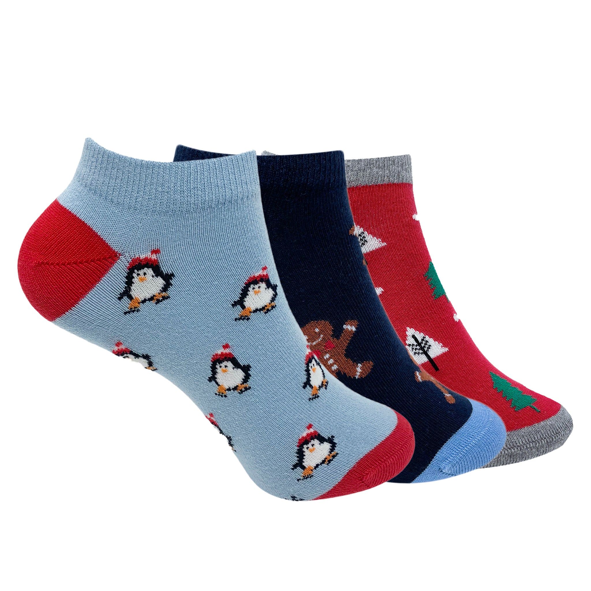 Holidays Gifting Guide Set Of 3 Socks For Women - Giftbox Packaging