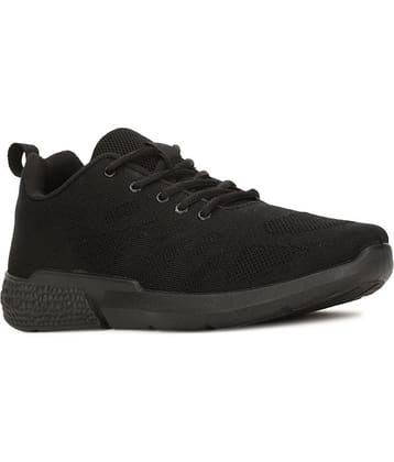 Bata Black Men's Sports Running Shoes