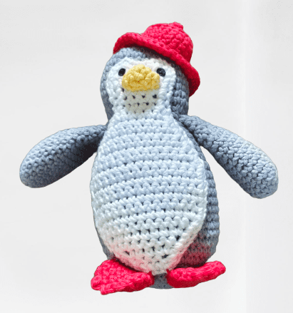 Adorable Penguin Crochet Stuffed Toy